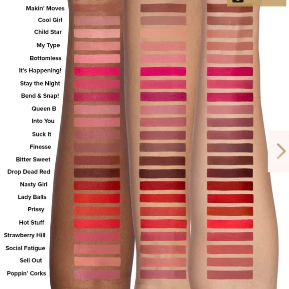 TOO FACE MELTED MATTE LIQUID LIPSTICK I'TS HAPPENING (PINK) ALL NWB - Picture 6 of 6